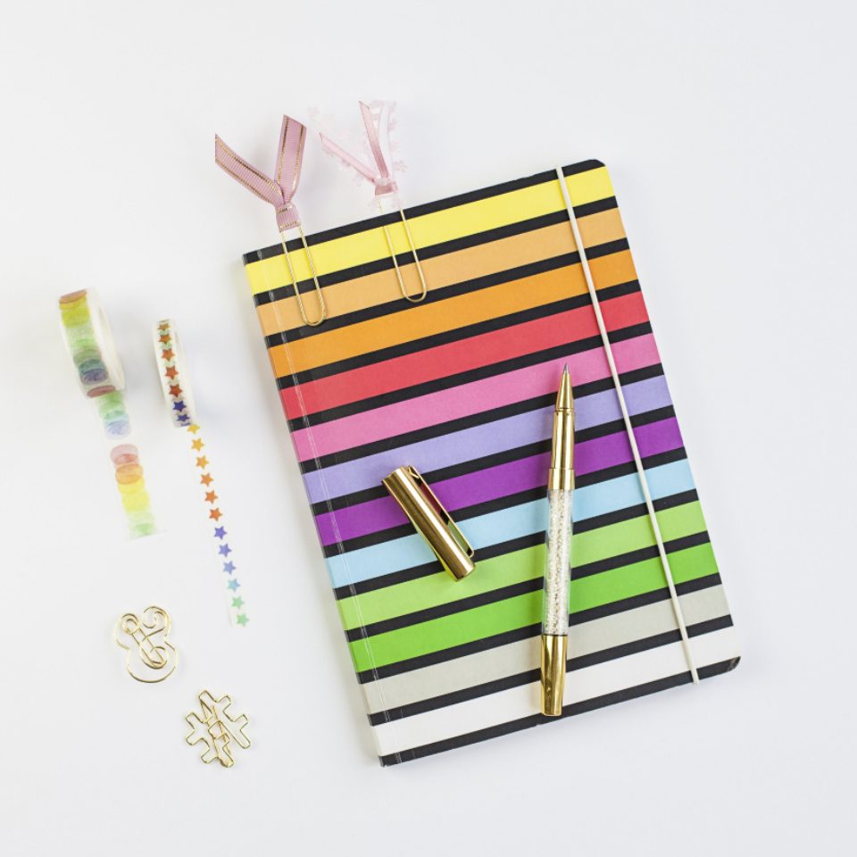 Illustrative photograph of paper Notebook